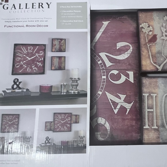 Gallery Collection 3-Piece Wall Decor Set – Rustic & Functional Design - Picture 2 of 15